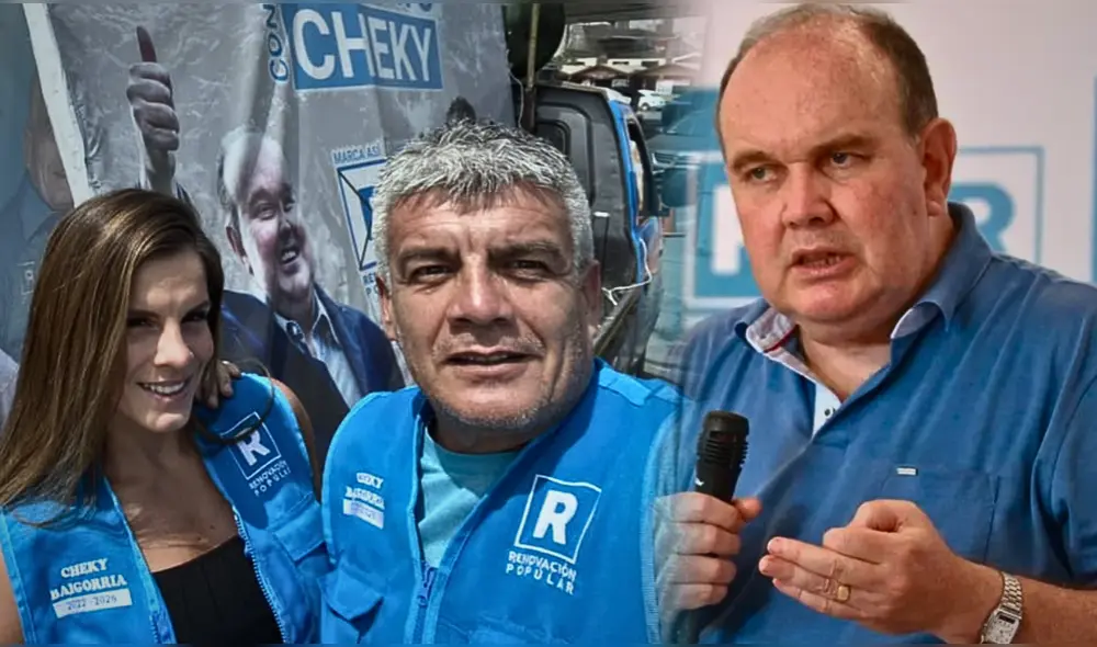 Rafael López Aliaga y Sergio Baigorria, padre de Alejandra Baigorria, mantienen un nexo partidario | Composición: LR.