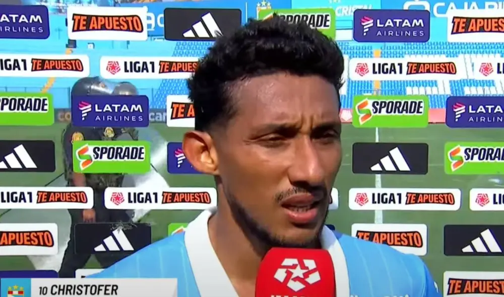 Christofer Gonzáles aportó con un doblete en la victoria de Sporting Cristal. Foto: captura/L1 Max Christofer Gonzáles aportó con un doblete en la victoria de Sporting Cristal. Foto: captura/L1 Max
