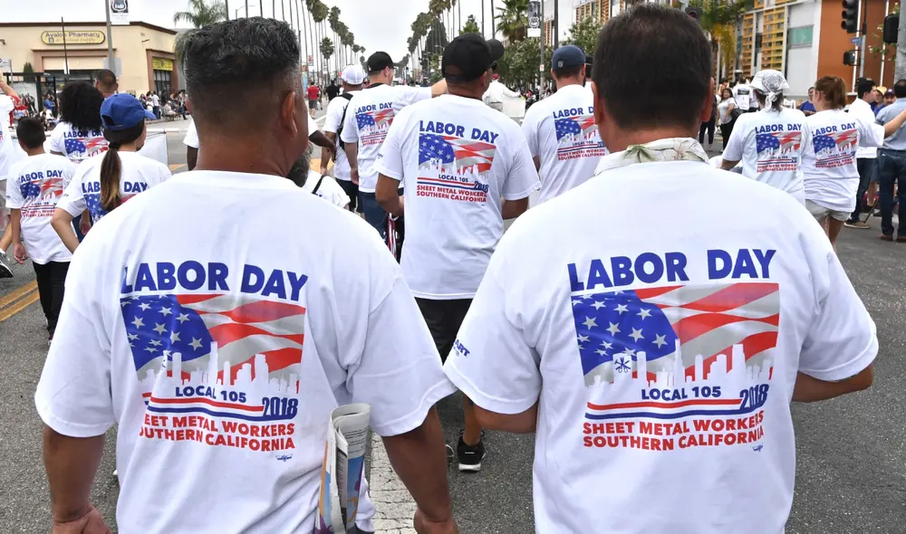 El Labor Day honra la lucha de los trabajadores por mejores condiciones laborales y se institucionalizó en 1894 tras una serie de huelgas. Foto: AFP El Labor Day honra la lucha de los trabajadores por mejores condiciones laborales y se institucionalizó en 1894 tras una serie de huelgas. Foto: AFP