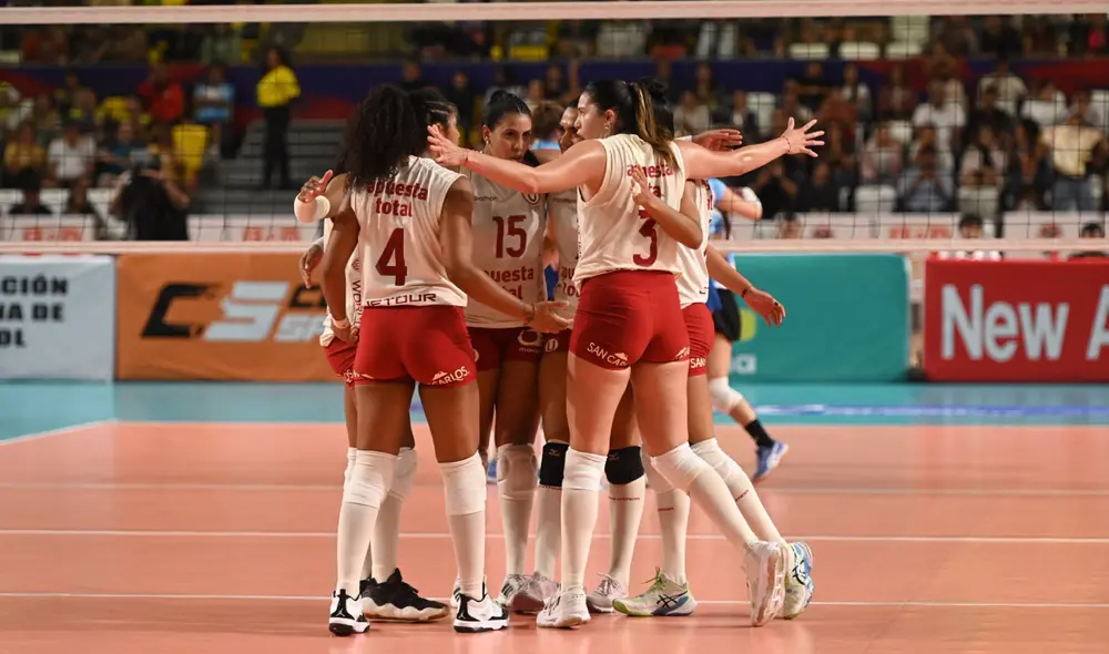 Universitario cayó por 3-0 en la primera semifinal de la Liga Peruana de Vóley. Foto: Universitario Universitario cayó por 3-0 en la primera semifinal de la Liga Peruana de Vóley. Foto: Universitario