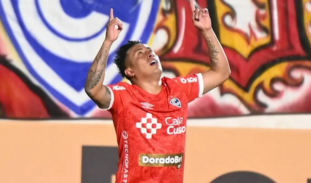 Christian Cueva se lució con un golazo al os 54 segundos en el Cienciano vs Sport Huancayo. Foto: Liga 1
