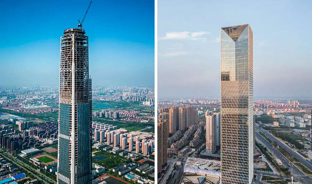 China experimentó un auge en la construcción de rascacielos, llegando a albergar 44 de los 100 edificios más altos del mundo. Foto: Composición LR/Metalocus/Inmobiliare.
