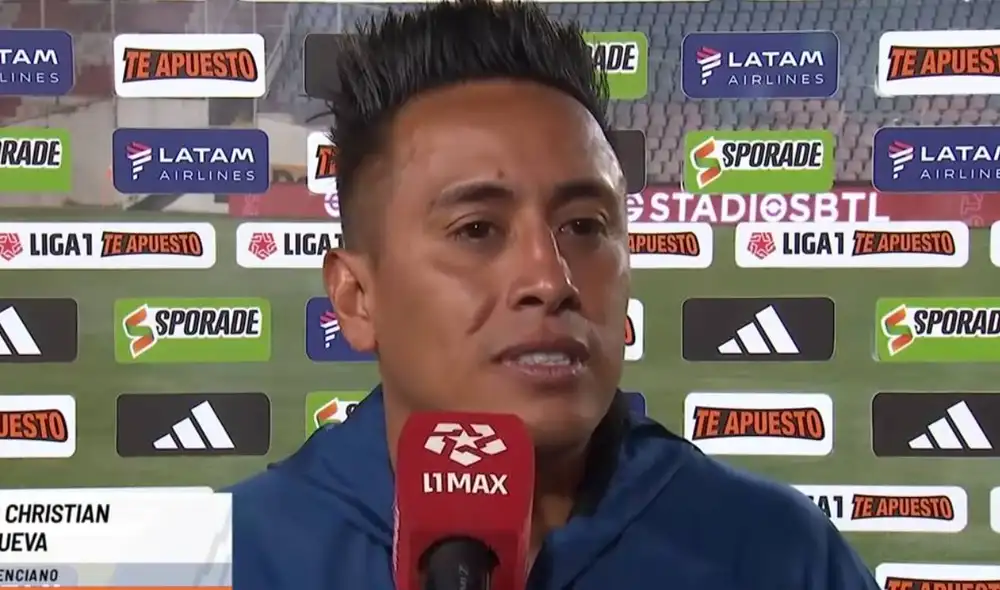 Christian Cueva convirtió su primer doblete con Cienciano en el fútbol peruano. Foto: captura/L1 Max