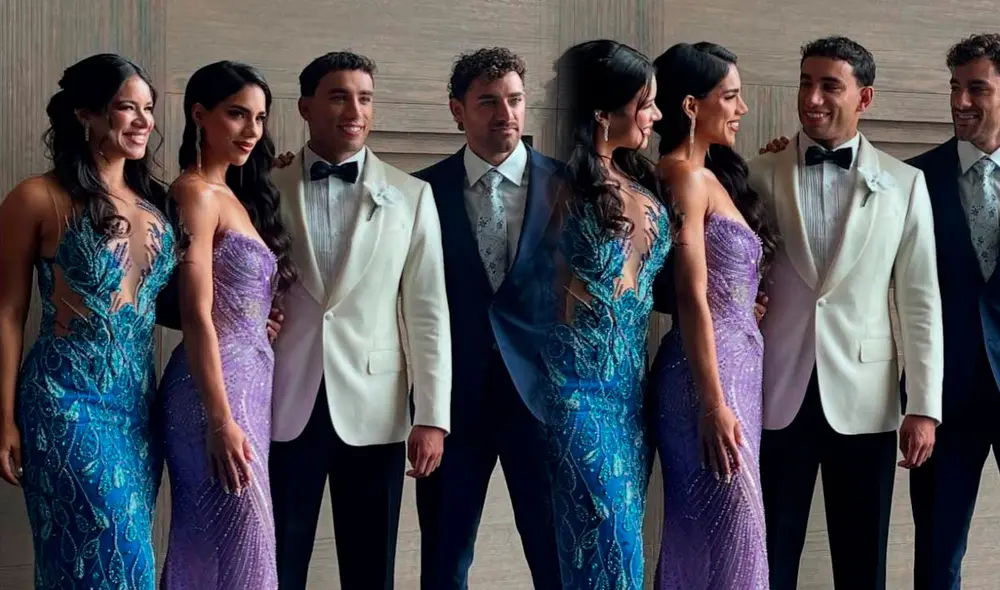 Las hermanas de Austin y Said Palao estuvieron presentes en la boda y celebraron junto a ellos. Foto: Composición LR/ Instagram