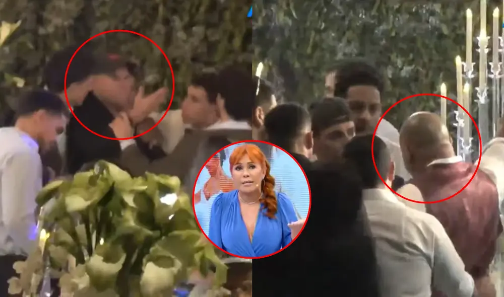 Magaly Medina se pronunció sobre las peleas protagonizadas en la boda de Alejandra Baigorria. Foto: composición LR/YouTube/Magaly TV, la Firme Magaly Medina se pronunció sobre las peleas protagonizadas en la boda de Alejandra Baigorria. Foto: composición LR/YouTube/Magaly TV, la Firme