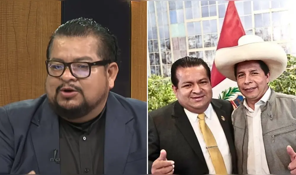 Bruno Pacheco reapareció en entrevista y negó haber salido del país mientras era buscado por la justicia. | Composición LR.