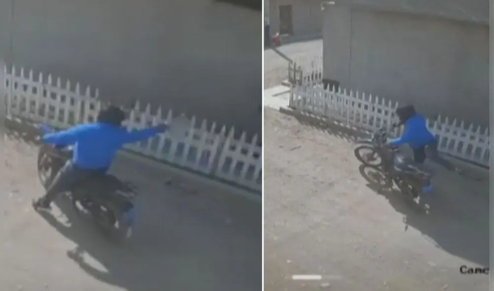 Delincuente asalta a hombre a dos cuadras del Ejército peruano en Trujillo. Foto: Composición LR/Captura de pantalla de YouTube