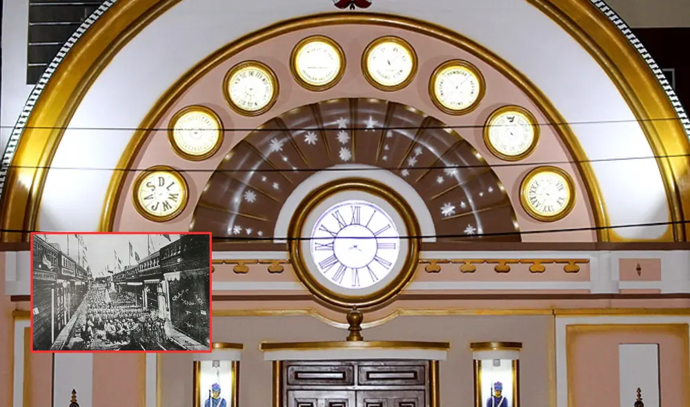 El Gran Reloj de Lima se ha convertido en un monumento histórico. Foto: composición LR/Crónica Viva/Wikipedia