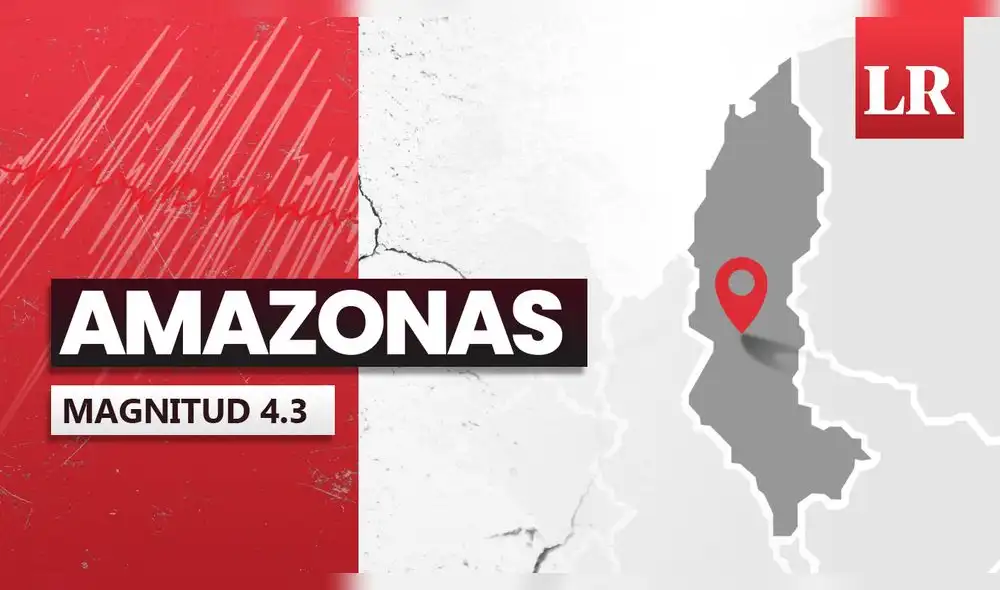 Sismo de magnitud 4,3 sacude Amazonas. Foto: La República.