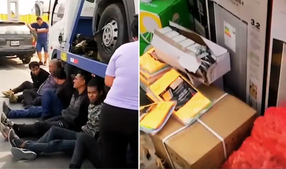 Delincuentes se movilizaban en un vehículo con el chasís reforzado para asaltar. Foto: Composición LR/RPP