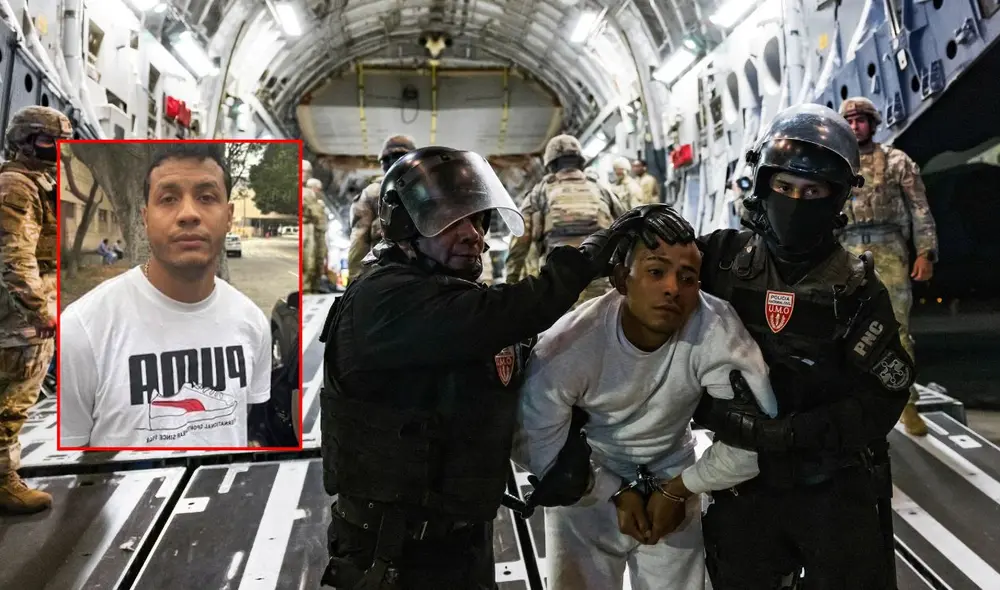 Yonaiker Gallegos, presunto líder del Tren de Aragua, fue arrestado en Los Ángeles tras ser identificado a través de redes sociales y tecnología avanzada, mostrando su vinculación con actividades criminales. Foto: composición LR / difusión