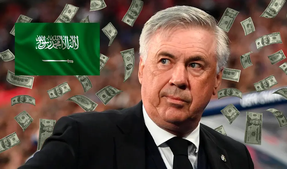 Carlo Ancelotti no descartó dirigir en Arabia Saudita en algún momento de su carrera. Foto: composición de LR/AFP Carlo Ancelotti no descartó dirigir en Arabia Saudita en algún momento de su carrera. Foto: composición de LR/AFP