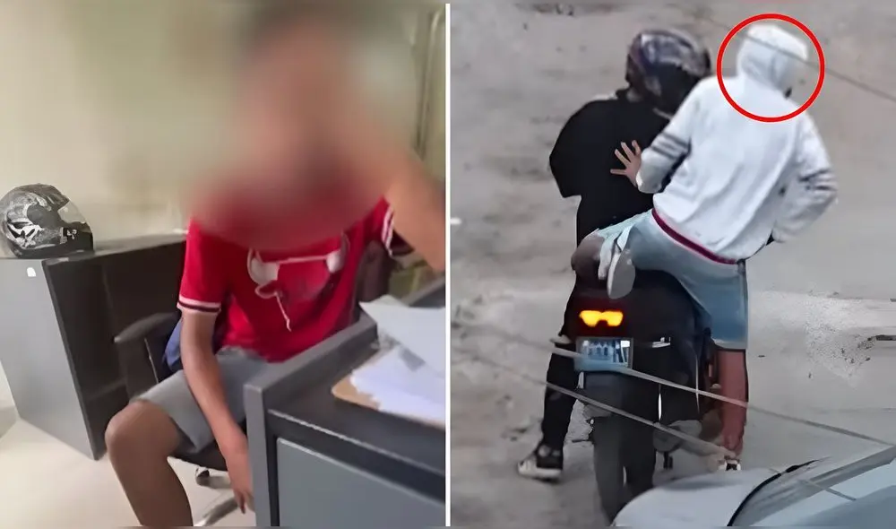 El menor de edad declaró que fue "campana" en el crimen cometido contra un fiscalizador de SJL. Foto: Composición LR