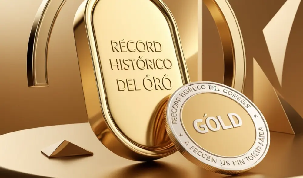 El precio del oro supera los US$3.500 por onza. Foto: generado con IA