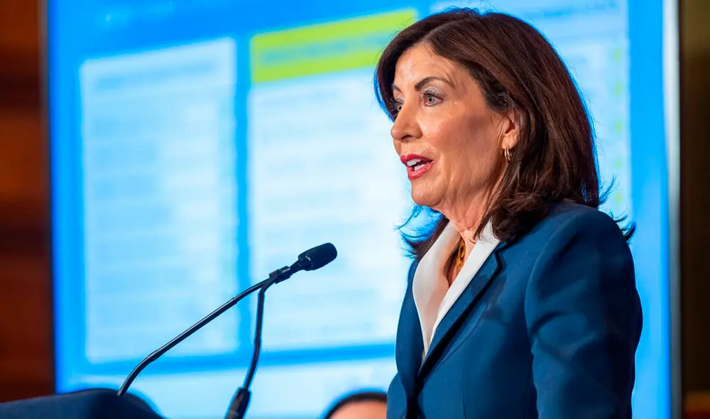 Kathy Hochul señaló que su propuesta de ley será debatida en los próximos días por los legisladores de Nueva York.
