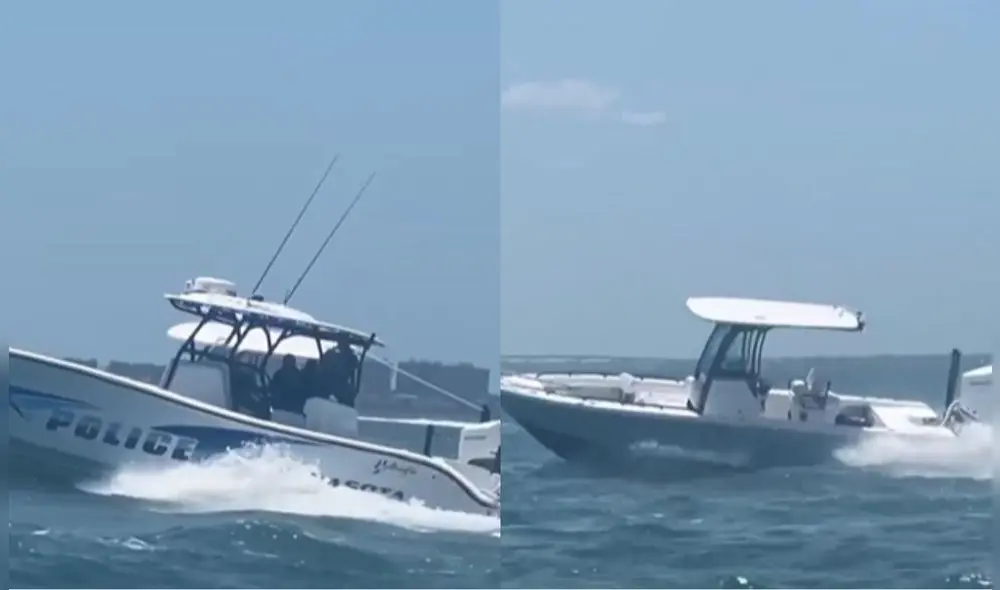 Oficial se lanzó a una embarcación fuera de control en el mar de Florida, un video registró la heroica maniobra. Oficial se lanzó a una embarcación fuera de control en el mar de Florida, un video registró la heroica maniobra.