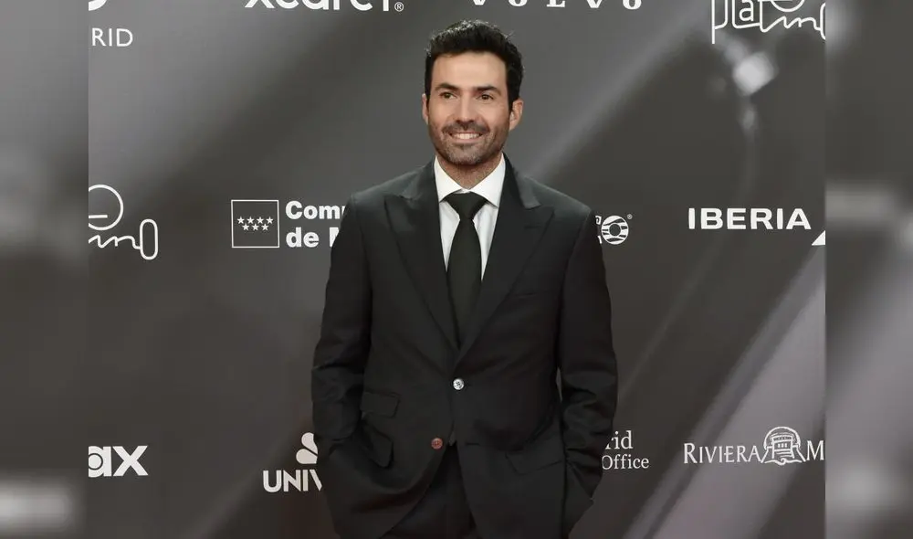 El mexicano Pablo Cruz en los Premios Platino 2025.