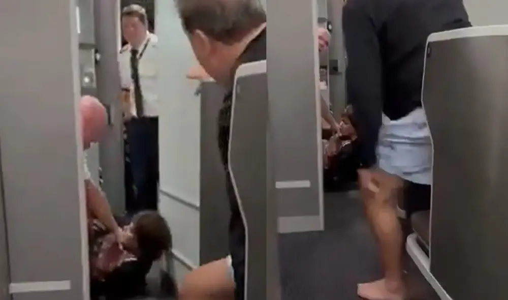 La situación tuvo lugar a bordo del vuelo AA950 en Brasil. Foto: composición LR/X La situación tuvo lugar a bordo del vuelo AA950 en Brasil. Foto: composición LR/X