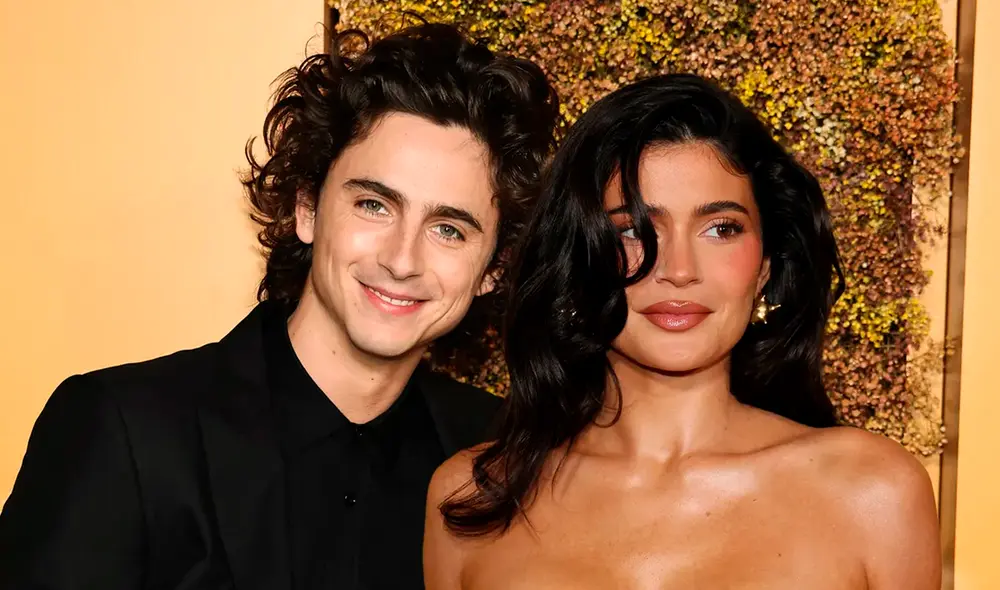 Kylie y Timothée son captados dándose un beso durante el juego de los Lakers.