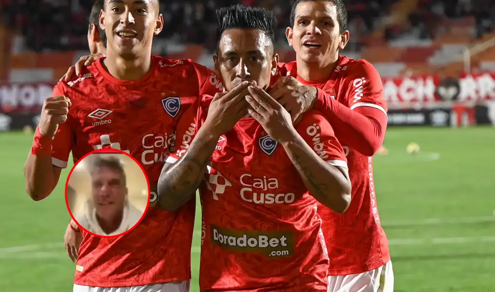 Christian Cueva destacó en su último partido con Cienciano por la Liga 1 2025. Foto: composición LR/Cienciano