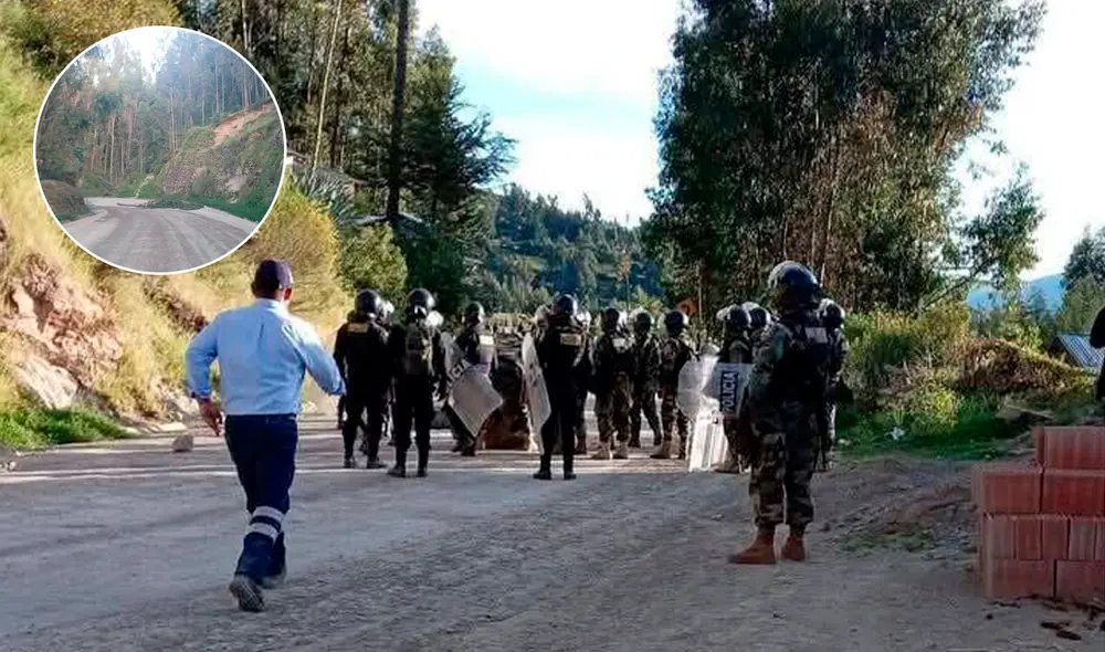 Ccapacmarca ha sido protagonista de las más activas protestas contra el uso del Corredor Vial Sur. Créditos: cortesía.