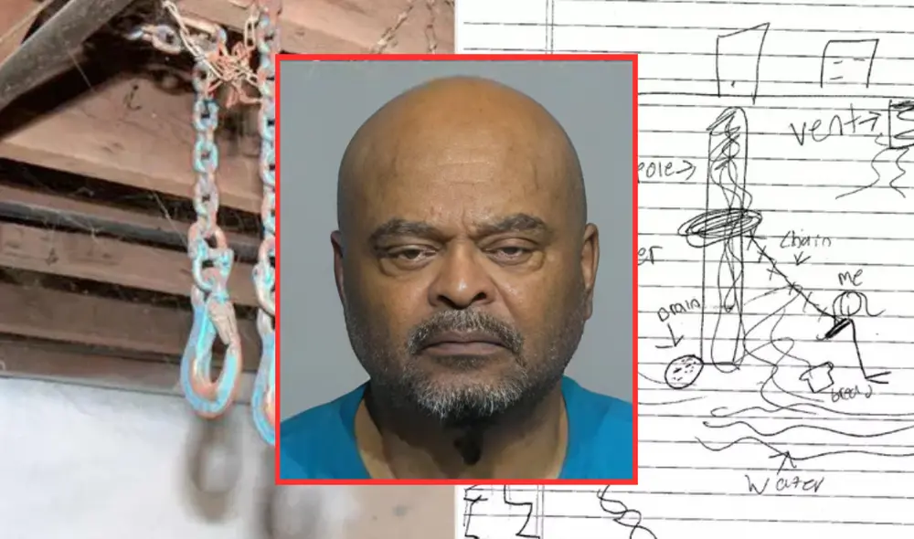 El sótano de David Boyd, escenario de un presunto infierno. La investigación reveló evidencia escalofriante en su vivienda. Foto: composición LR