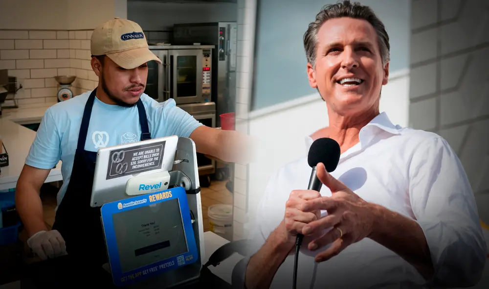 California, al mando de Gavin Newsom, mantiene vigente la ley AB 1228, que aumenta el salario mínimo para sector clave.