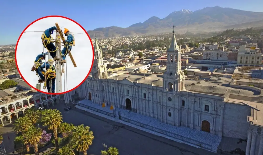 Seal programa corte de luz en Arequipa. Foto: composición LR/SEAL