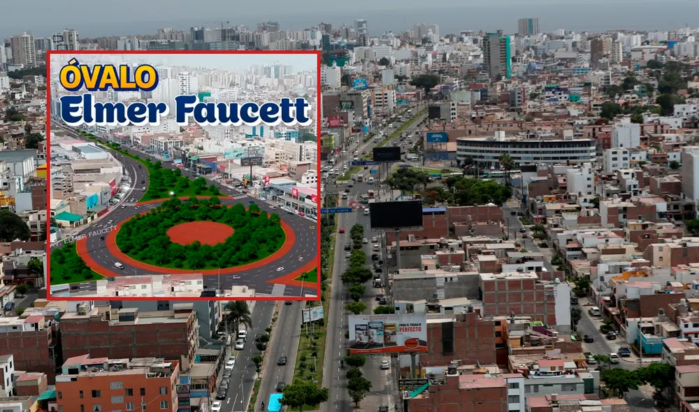 MML anuncia el viable perfil de la obra del óvalo Elmer Faucett. Foto: composición La República