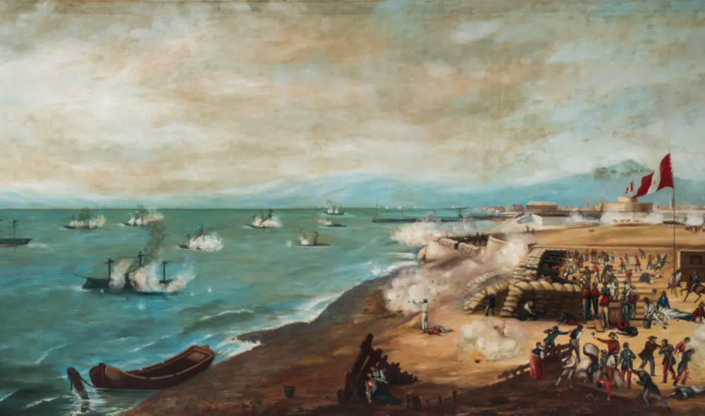 El Combate del 2 de mayo marcó el rumbo del joven Estado peruano en el siglo XIX. Foto: Reproducido en Museo Naval del Callao El Combate del 2 de mayo marcó el rumbo del joven Estado peruano en el siglo XIX. Foto: Reproducido en Museo Naval del Callao
