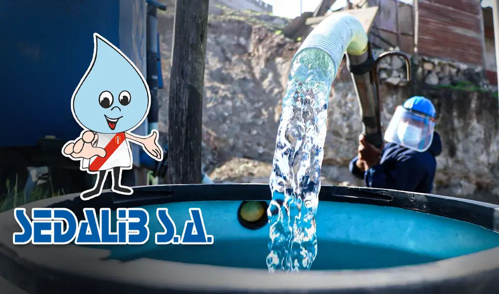 Sedalib indicó que realizará un corte de agua en algunas zonas de La Libertad. Foto: composición de Jazmin Ceras/La República/Sedalib
