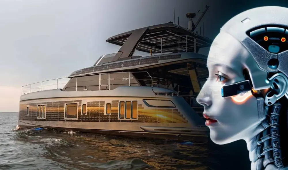 Yates de lujo respaldados por la IA y tecnología ambiental son tendencia en mercado marítimo. Composición: Lr/cnn