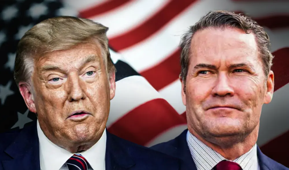 Donald Trump nombra a Mike Waltz como nuevo embajador de EE. UU. ante la ONU. Foto: composición LR Donald Trump nombra a Mike Waltz como nuevo embajador de EE. UU. ante la ONU. Foto: composición LR