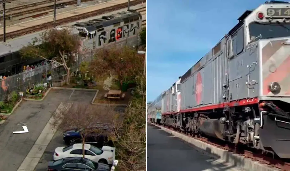 Uno de los trenes Caltrain que estarían vandalizados es el 919, según La Encerrona. Foto: composición LR/La Encerrona