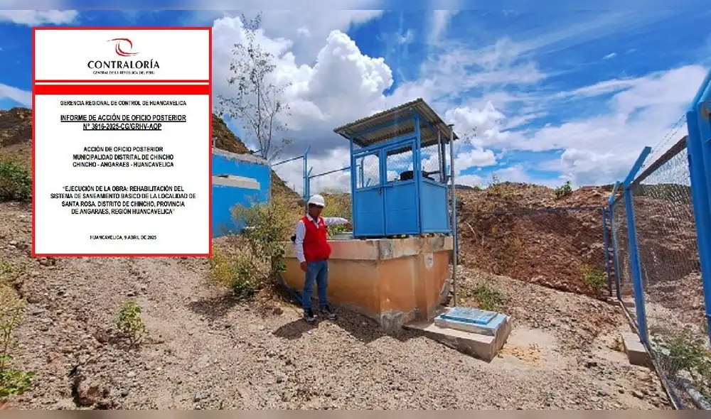 Contraloría advirtió irregularidades en proyecto de agua en Huancavelica. Contraloría advirtió irregularidades en proyecto de agua en Huancavelica.