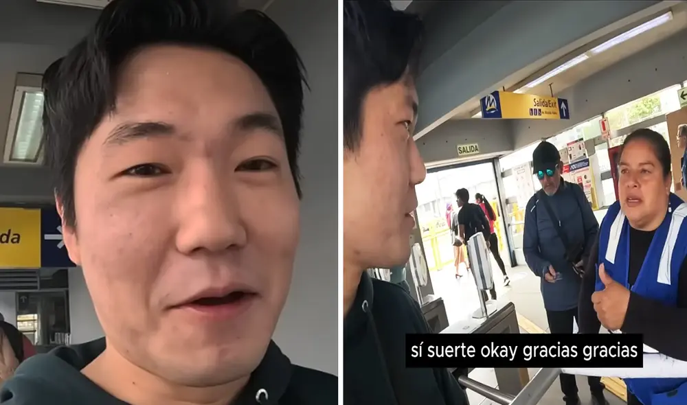 Asiático resaltó la atención en el Metropolitano y usuarios resaltaron el buen trato que reciben los extranjeros en el Perú. Foto: Kim-Tequila/YouTube