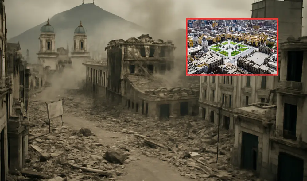 El 'Mapa de Microzonificación Sísmica' ayuda a identificar cuáles son los distritos más vulnerables y seguros ante un eventual terremoto en Lima. Foto: Composición LR/ Andina/ ChatGPT