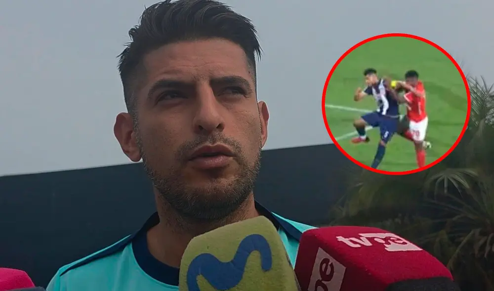 Carlos Zambrano declaró sobre la polémica jugada en el Alianza Lima vs Cienciano. Foto: captura X/Marcello Merizalde Carlos Zambrano declaró sobre la polémica jugada en el Alianza Lima vs Cienciano. Foto: captura X/Marcello Merizalde