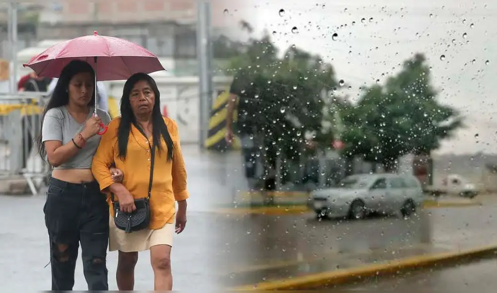 Alerta naranja por lluvias intensas en 10 regiones del Perú. Foto: composición LR.