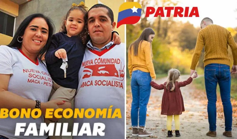 El Bono Economía Familiar se entrega dos veces en el mes. Foto: composiciónLR/Patria/Freepik