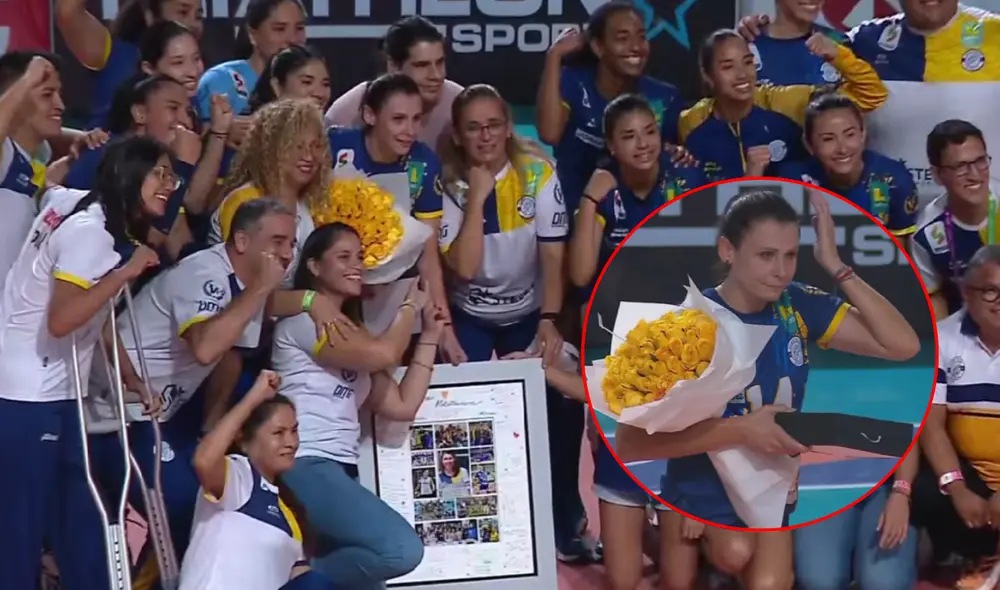 Elena Keldibekova dejó Atenea y se dedicará a la formación de menores de vóley. Foto: composición LR/captura de pantalla