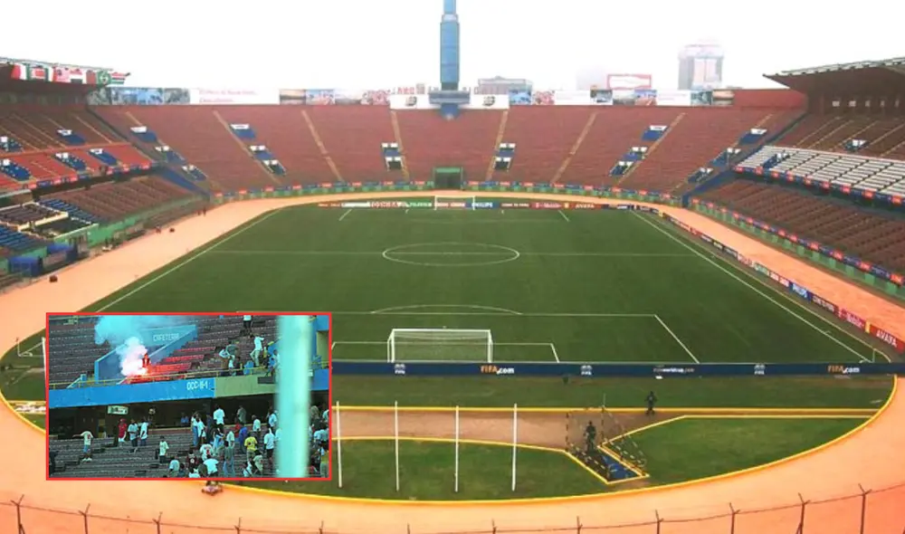 La madre de la víctima intentó auxiliarlo, pero el impacto de la bengala fue tan letal que acabó con la vida del niño, quien padecía de síndrome de down. Foto: composición LR/ATV DEPORTES ICA/La Nación La madre de la víctima intentó auxiliarlo, pero el impacto de la bengala fue tan letal que acabó con la vida del niño, quien padecía de síndrome de down. Foto: composición LR/ATV DEPORTES ICA/La Nación