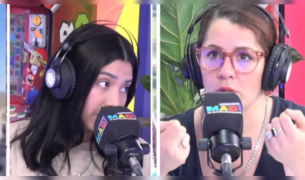 Yiddá y Gianella Clavijo por Madistreaming en su programa 'Juntos pero no revueltos'. Foto: Edición