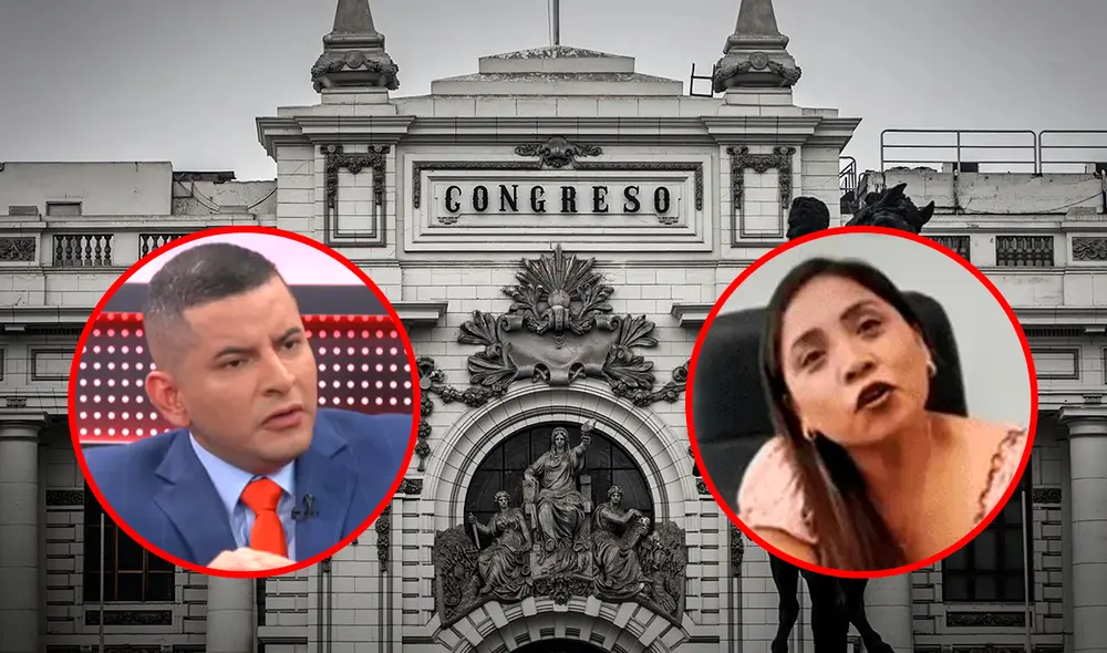 Elio Riera defendió la contratación de Yessenia Lozano en el Congreso. Foto: Composición/LR Elio Riera defendió la contratación de Yessenia Lozano en el Congreso. Foto: Composición/LR