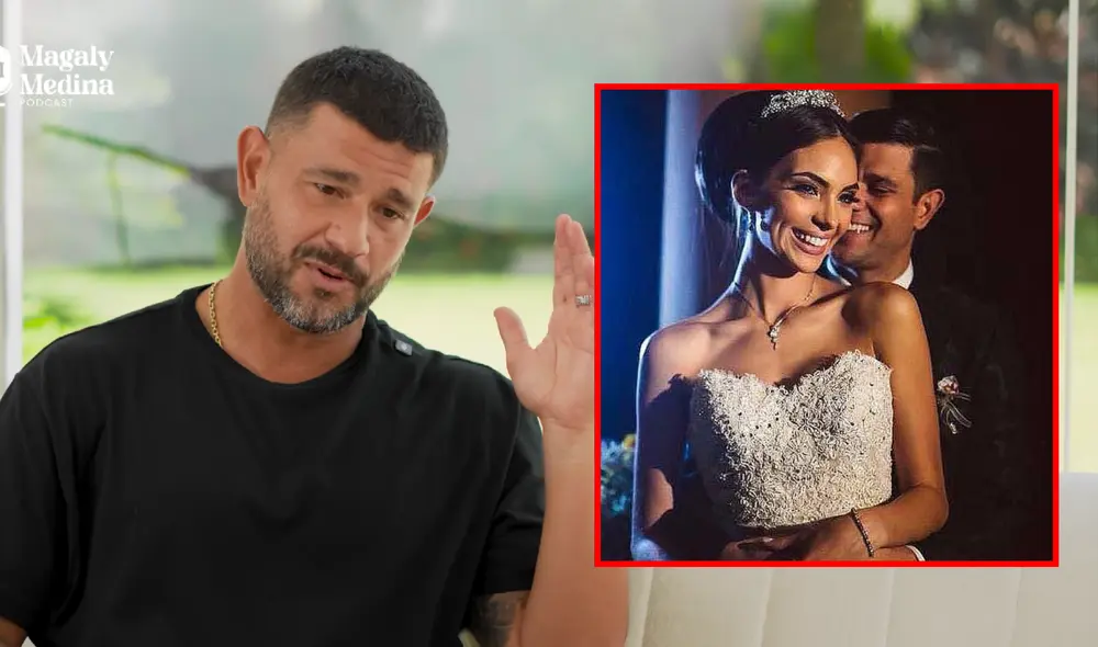 Yaco Ezkenasi confesó que su matrimonio con Natali Vértiz enfrentó una crisis que casi los lleva a separarse. Foto: YouTube/Magaly Medina