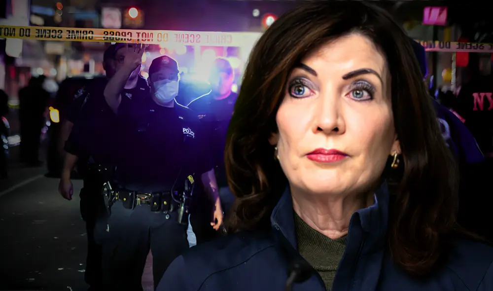 Kathy Hochul refuerza la seguridad en Nueva York con nuevas leyes y una inversión de 370 millones. Foto: composición LR/CNN