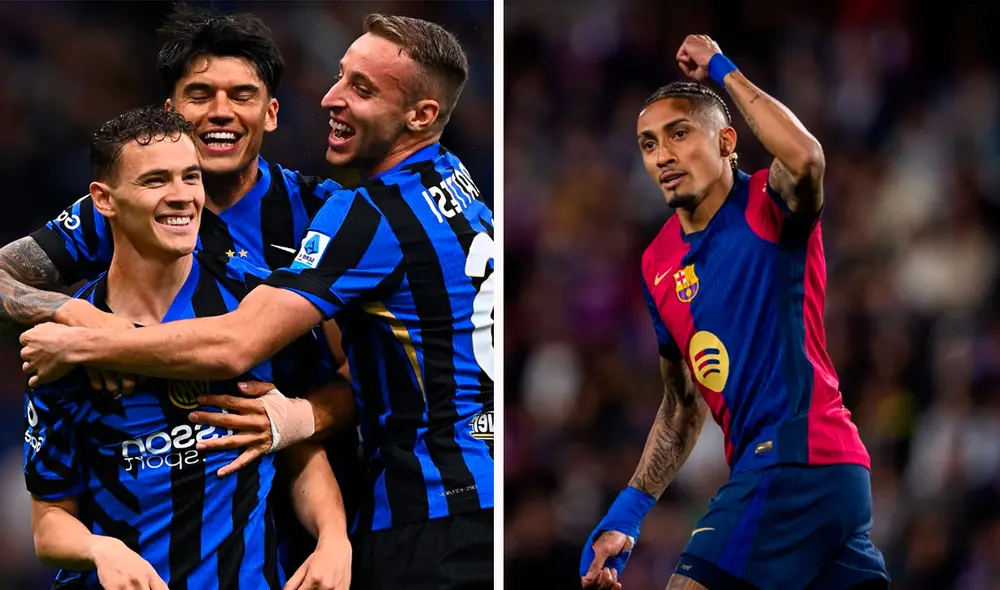 Barcelona e Inter jugarán desde las 2.00 p. m. Foto: composición LR/Instagram