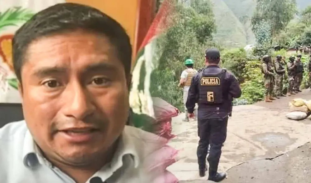 El alcalde de Pataz indicó que con la marcha hacia Lima busca reclamar acciones concretas contra el crimen organizado. Foto: composición LR/Latina Televisión El alcalde de Pataz indicó que con la marcha hacia Lima busca reclamar acciones concretas contra el crimen organizado. Foto: composición LR/Latina Televisión