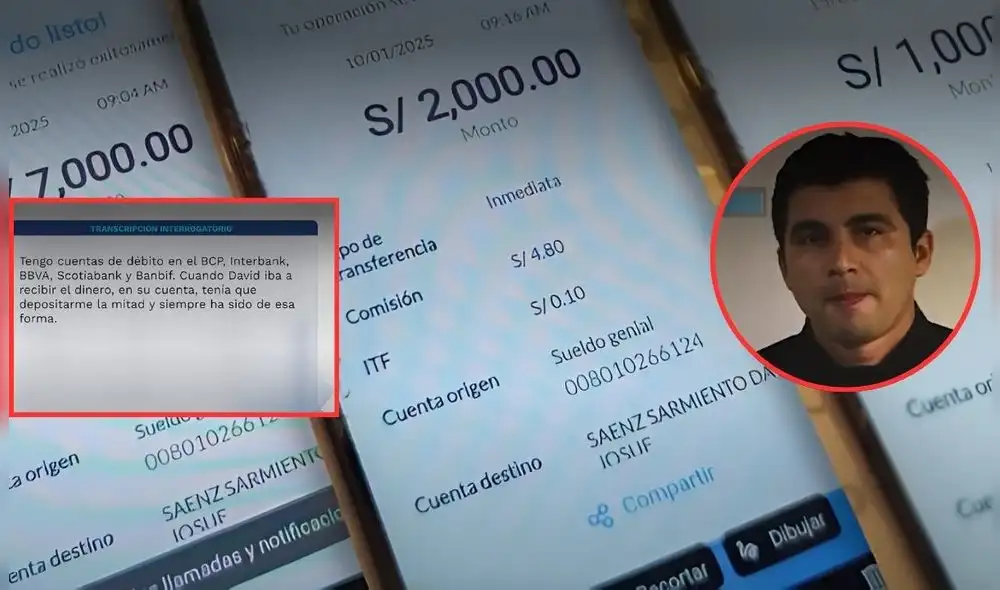 Así era el modus operandi de mozo que realizaba transferencias fraudulentas en Miraflores. Foto: Composición LR/Captura de pantalla de América