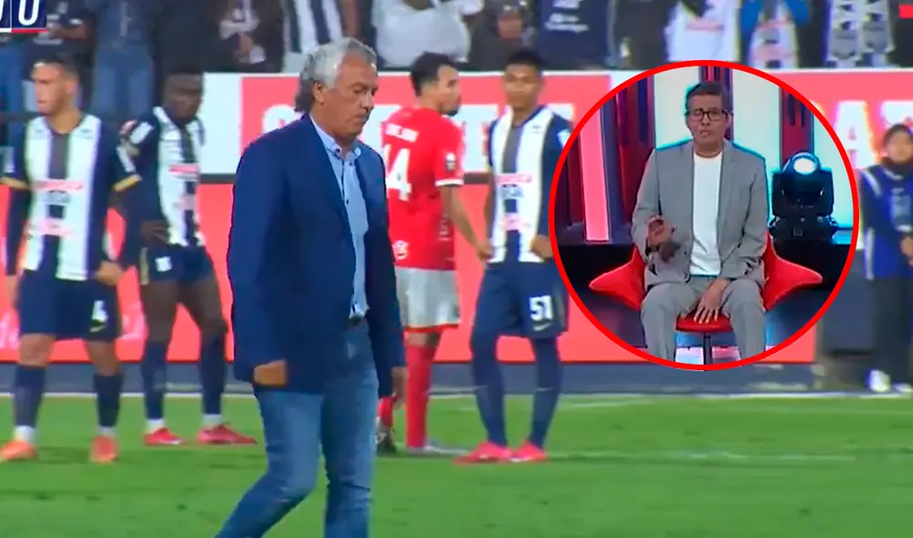 Néstor Gorosito fue expulsado en la derrota de Alianza Lima ante Cienciano. Foto: composición LR/L1 MAX/Fútbol en América